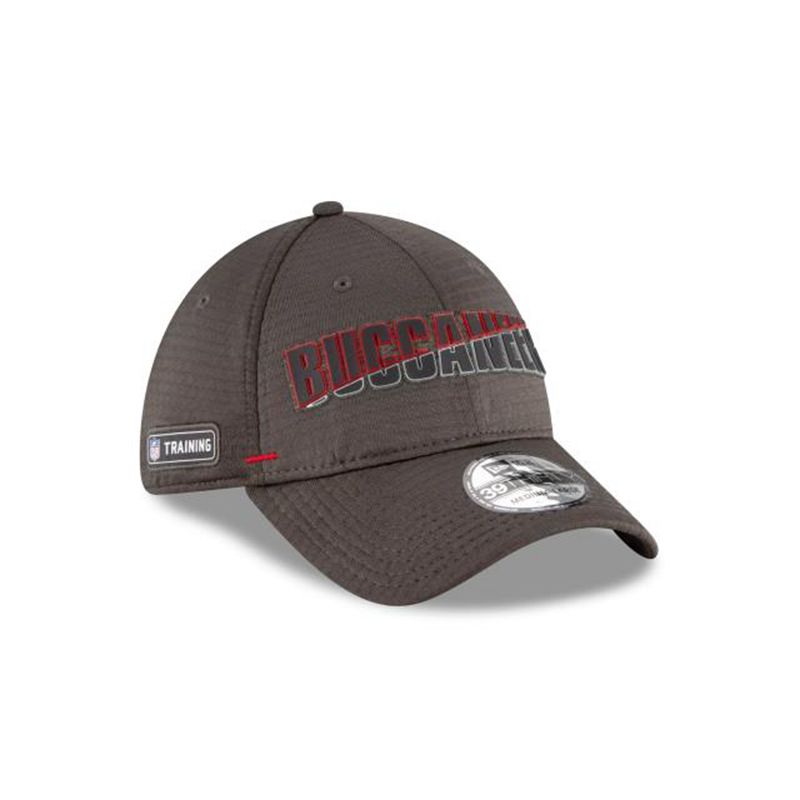 NFL Tampa Bay Buccaneers Official Summer Sideline 39Thirty Stretch Fit (SOQ0692) - Red New Era Caps